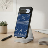Winter Knit Pattern Protective Case Compatible with iPhone, Samsung & Google Pixel FW0290