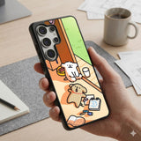 Lazy Puppy Afternoon Protective Case Compatible with iPhone, Samsung & Google Pixel FW0293