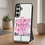Pink Truth Flower Protective Case Compatible with iPhone, Samsung & Google Pixel FW0296