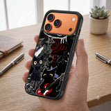 Grunge Rocker Cats Protective Case Compatible with iPhone, Samsung & Google Pixel FW0306