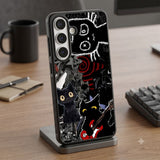Grunge Rocker Cats Protective Case Compatible with iPhone, Samsung & Google Pixel FW0306