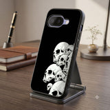 Pile Of Skulls Protective Case Compatible with iPhone, Samsung & Google Pixel FW0308