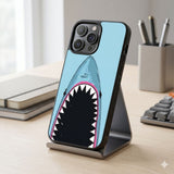 Shark Bite Pop Art Protective Case Compatible with iPhone, Samsung & Google Pixel FW0320