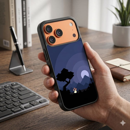 Midnight Campfire Protective Case Compatible with iPhone, Samsung & Google Pixel FW0321
