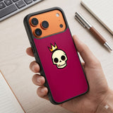 Crowned Skull Art Protective Case Compatible with iPhone, Samsung & Google Pixel FW0323