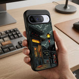 Cozy Tokyo Night Protective Case Compatible with iPhone, Samsung & Google Pixel FW0324