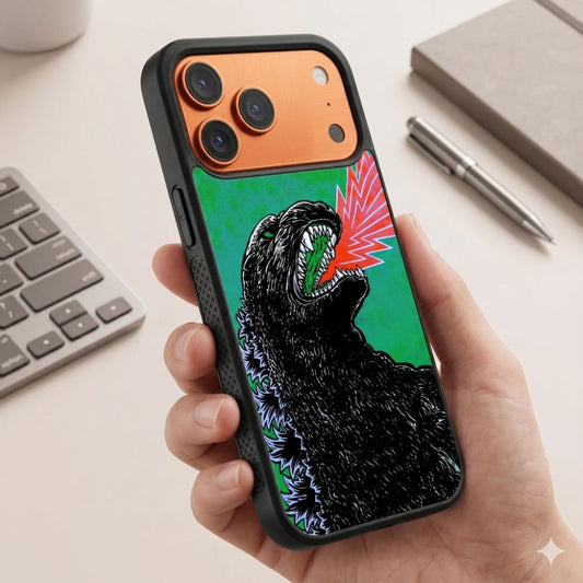 Kaiju Green Strike Protective Case Compatible with iPhone, Samsung & Google Pixel FW0325