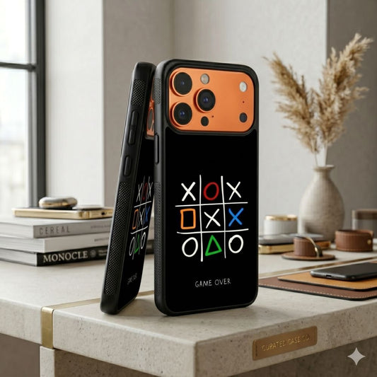Game Over Protective Case Compatible with iPhone, Samsung & Google Pixel FX0205