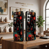 Colorful Geometric Shapes Protective Case Compatible with iPhone, Samsung & Google Pixel FX0208