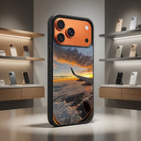 Sunset Flight Above The Clouds Protective Case Compatible with iPhone, Samsung & Google Pixel FX0215