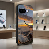 Sunset Flight Above The Clouds Protective Case Compatible with iPhone, Samsung & Google Pixel FX0215