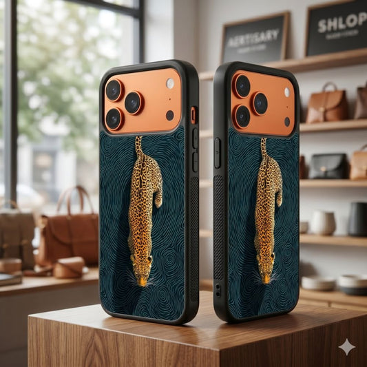Leopard Pattern Protective Case Compatible with iPhone, Samsung & Google Pixel FX0218