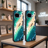 Serene Tropical Coastline Protective Case Compatible with iPhone, Samsung & Google Pixel FX0221