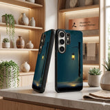 Moody Night Rain Glow Protective Case Compatible with iPhone, Samsung & Google Pixel FX0224
