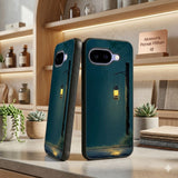 Moody Night Rain Glow Protective Case Compatible with iPhone, Samsung & Google Pixel FX0224