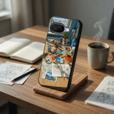 Chill Lofi Or Aesthetic Art Protective Case Compatible with iPhone, Samsung & Google Pixel FX0228