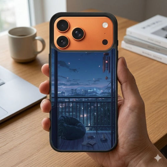 Twinkling Cityscape Protective Case Compatible with iPhone, Samsung & Google Pixel FX0229