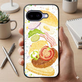 Deconstructed Hamburger Protective Case Compatible with iPhone, Samsung & Google Pixel FX0249