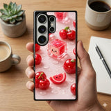 Cherry Jelly Desserts Protective Case Compatible with iPhone, Samsung & Google Pixel FX0252