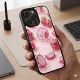 Dragon Fruit Slices Protective Case Compatible with iPhone, Samsung & Google Pixel FX0256
