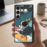 Astronaut Holding Balloons In Space Protective Case Compatible with iPhone, Samsung & Google Pixel FX0261