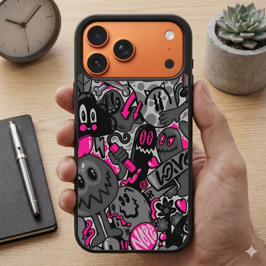Moldy Neon Style Protective Case Compatible with iPhone, Samsung & Google Pixel FX0263