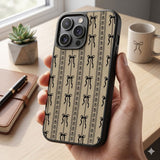 Coquette Bow Pattern Protective Case Compatible with iPhone, Samsung & Google Pixel FX0272