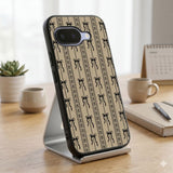 Coquette Bow Pattern Protective Case Compatible with iPhone, Samsung & Google Pixel FX0272
