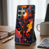 Abstract Digital Illustration Protective Case Compatible with iPhone, Samsung & Google Pixel FX0280