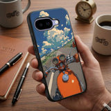 Ghibli Fantasy Bike Ride Protective Case Compatible with iPhone, Samsung & Google Pixel FX0283