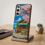 Flower Filled Seaside Shop Protective Case Compatible with iPhone, Samsung & Google Pixel FX0287