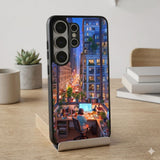 Cozy Late Night Protective Case Compatible with iPhone, Samsung & Google Pixel FX0290