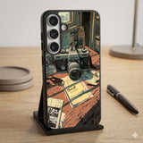 Vintage Camera Resting Protective Case Compatible with iPhone, Samsung & Google Pixel FX0294