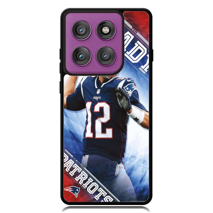 New England Patriots Tom Brady X00037 Motorola Moto Edge 2025 | Moto Edge 60 Fusion | Moto Edge 60 Pro Case