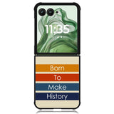 Pastel Stripes X00112 Motorola Moto Razr+ Plus 2024/2025 Case, Motorola Razr 50 Ultra/50s Ultra Case