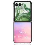 Pink Clouds X00113 Motorola Moto Razr+ Plus 2024/2025 Case, Motorola Razr 50 Ultra/50s Ultra Case