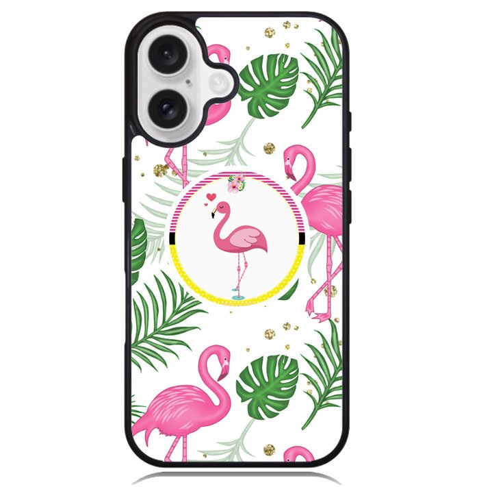 Flamingo Cute X00170 iPhone 16 Plus Case