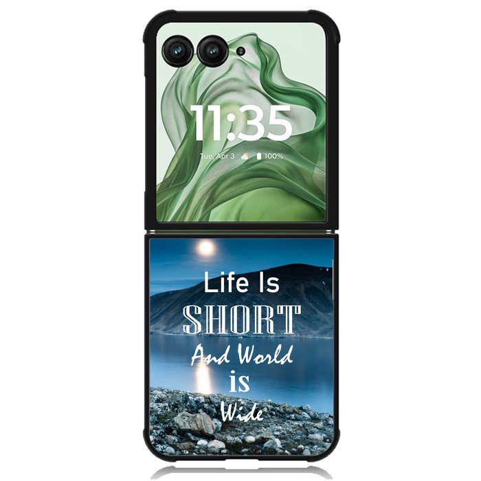 nature quotes X00281 Motorola Moto Razr+ Plus 2024/2025 Case, Motorola Razr 50 Ultra/50s Ultra Case