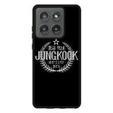 BTS Jungkook Logo X00385 Motorola Moto Edge 2025 Case