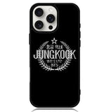 BTS Jungkook Logo X00385 iPhone 16 Pro Max Case