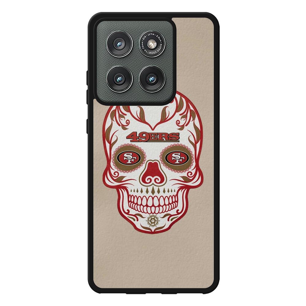 San Francisco 49ers Skull X00390 Motorola Moto Edge 2025 Case