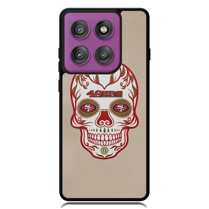 San Francisco 49ers Skull X00390 Motorola Moto Edge 2025 | Moto Edge 60 Fusion | Moto Edge 60 Pro Case