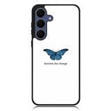 Blue Butterfly X00398 Samsung Galaxy S25 FE Case