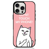 Don't touch My Phone X00456 iPhone 16 Pro Max Case