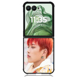 Kim Hongjoong Wave X00470 Motorola Moto Razr+ Plus 2024/2025 Case, Motorola Razr 50 Ultra/50s Ultra Case