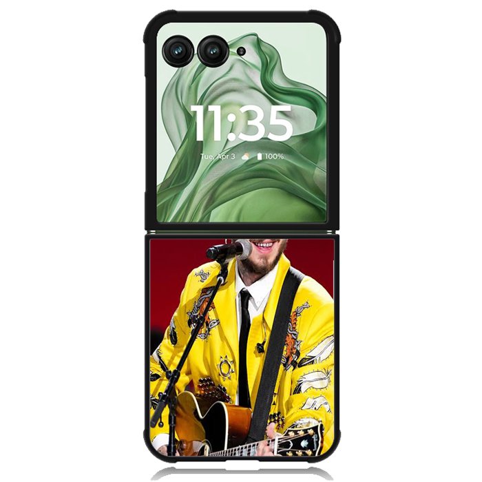 Post Malone X00468 Motorola Moto Razr+ Plus 2024/2025 Case, Motorola Razr 50 Ultra/50s Ultra Case