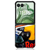 Alex Albon Arai Helmet X00554 Motorola Moto Razr+ Plus 2024/2025 Case, Motorola Razr 50 Ultra/50s Ultra Case