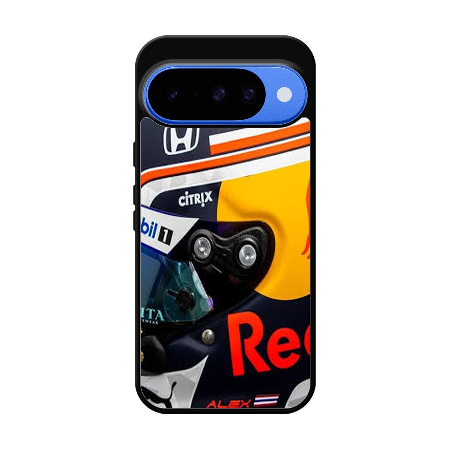 Alex Albon Arai Helmet X00554 Google Pixel 10 Case