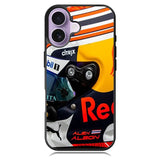 Alex Albon Arai Helmet X00554 iPhone 17 Case