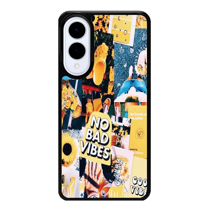 No Bad Vibes Collage X00613 Samsung Galaxy S25 Edge Case